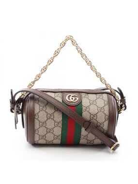 Gucci Shoulder Bag Ophidia GG Supreme Canvas Leather